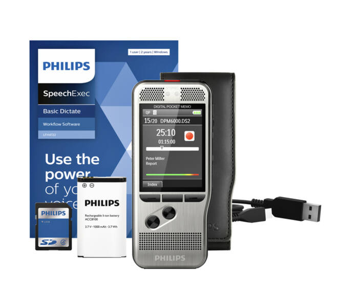 Dicteerapparaat Philips PocketMemo DPM6000