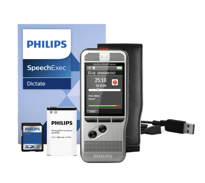 Dicteerapparaat Philips PocketMemo DPM6000