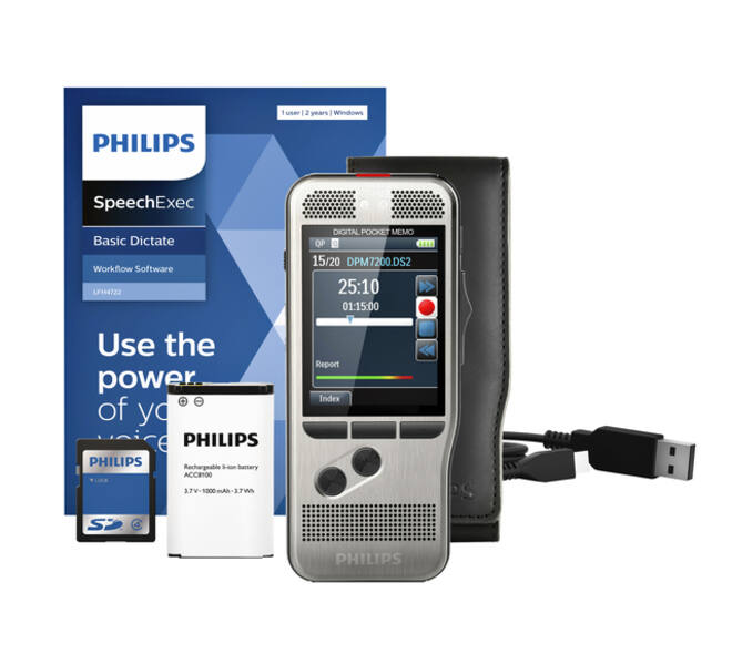 Dicteerapparaat Philips PocketMemo DPM7200