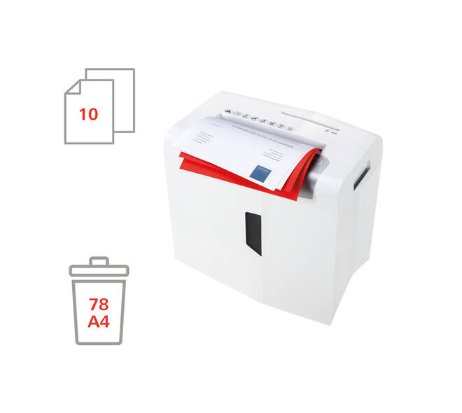 Papiervernietiger HSM shredstar S10 stroken 6mm