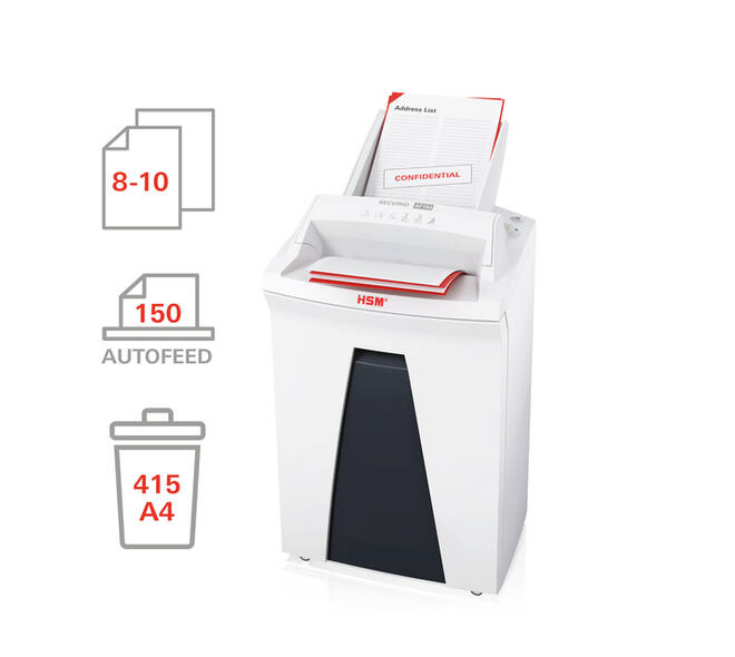 Papiervernietiger HSM Securio AF150 snippers 4,5x30mm