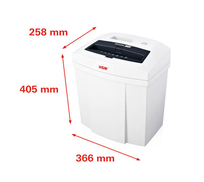 Papiervernietiger HSM Securio C14 stroken 3.9mm