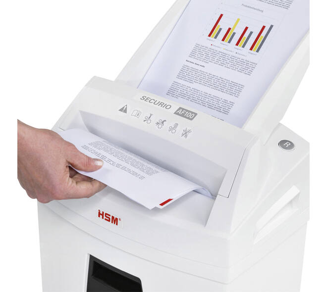 Papiervernietiger HSM Securio AF100 snippers 4x25mm