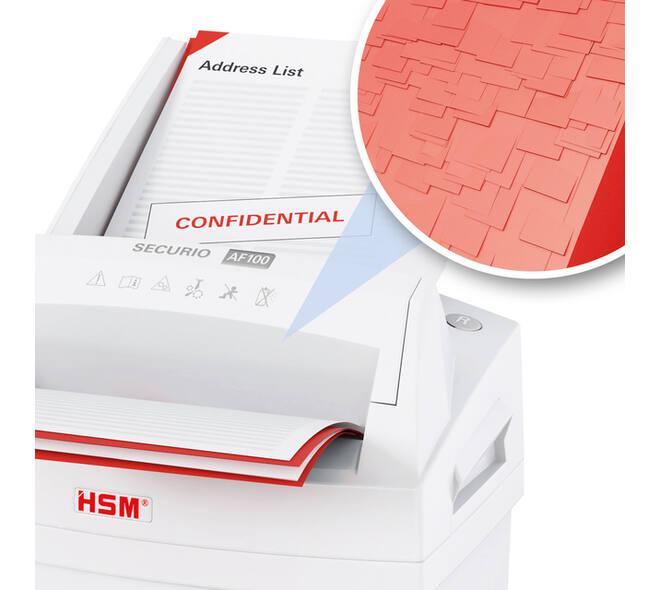 Papiervernietiger HSM Securio AF100 snippers 4x25mm