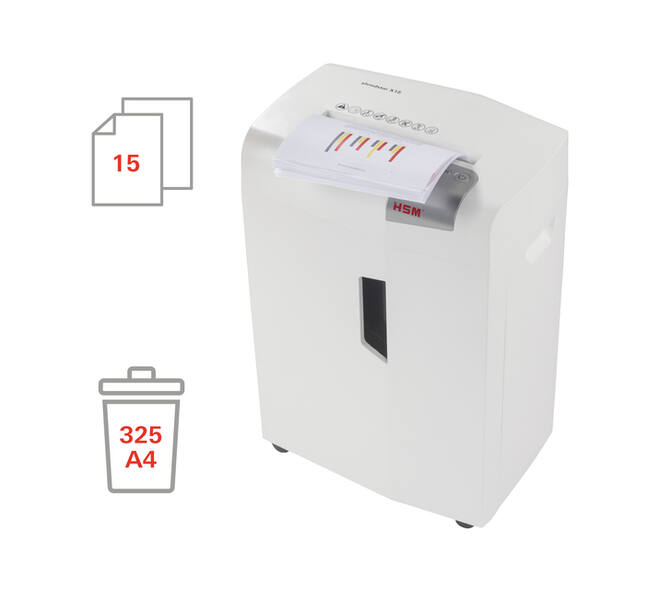 Papiervernietiger HSM shredstar X15 snippers 4x37mm