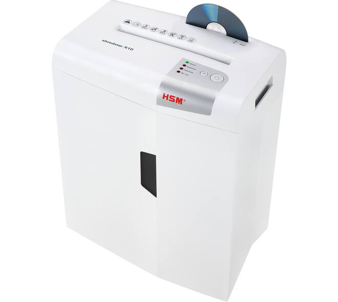 Papiervernietiger HSM shredstar X10 snippers 4.5x30mm
