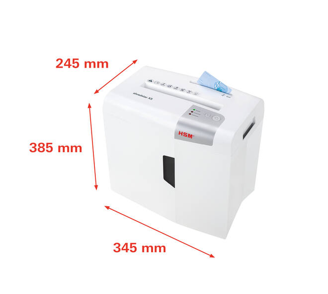 Papiervernietiger HSM shredstar X5 snippers 4.5x30mm