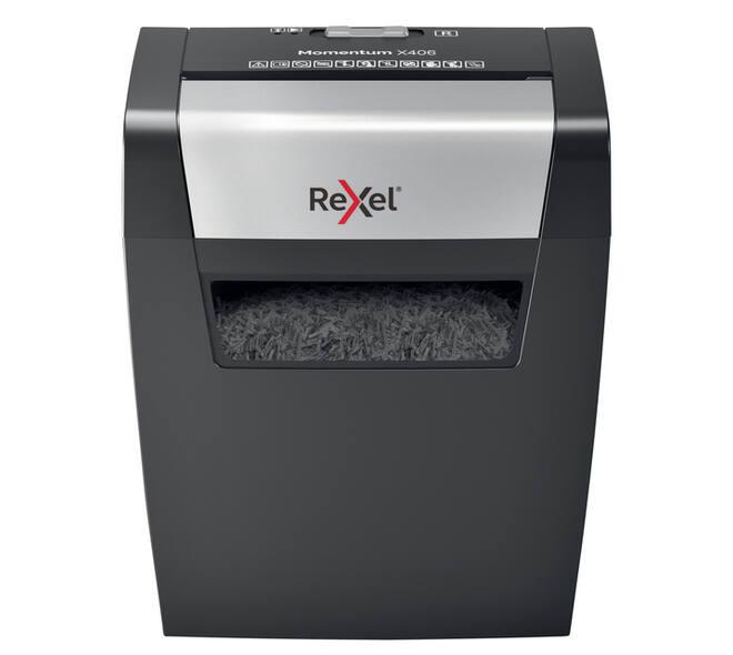Papiervernietiger Rexel Momentum X406 snippers 4x28mm