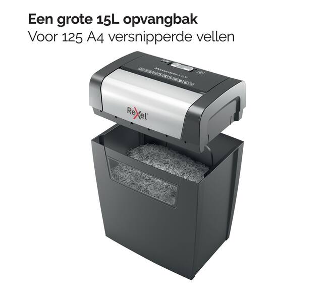 Papiervernietiger Rexel Momentum X406 snippers 4x28mm