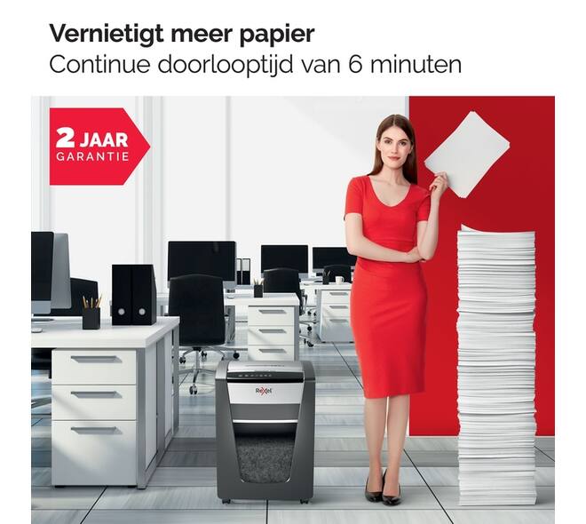Papiervernietiger Rexel Momentum X312 snippers 5x42mm