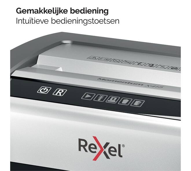 Papiervernietiger Rexel Momentum X415 snippers 4x40mm