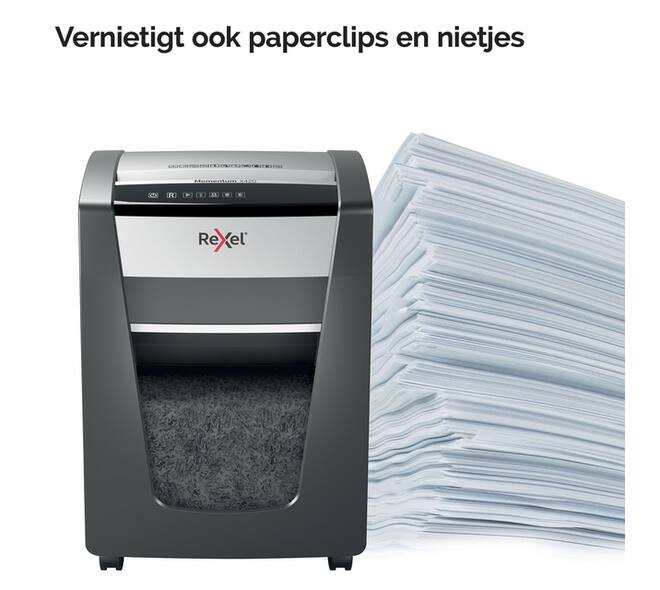 Papiervernietiger Rexel Momentum X420 snippers 4x40mm