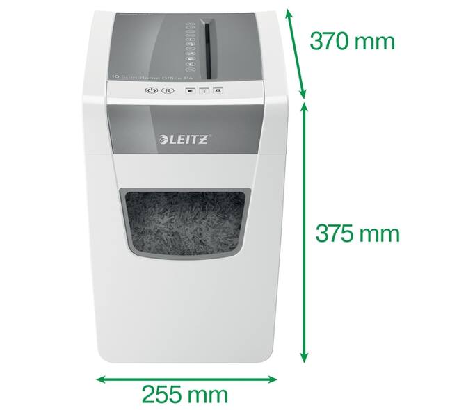 Papiervernietiger Leitz IQ Slim Home Office P4 snippers 4x28mm