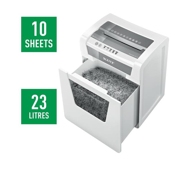 Papiervernietiger Leitz IQ Office P5 snippers 2x15mm