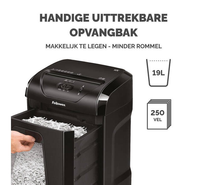 Papiervernietiger Fellowes Powershred 12C snippers 4x40mm