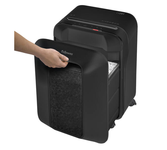Papiervernietiger Fellowes Powershred LX201 snippers 2x12mm zwart