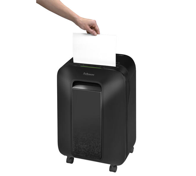 Papiervernietiger Fellowes Powershred LX201 snippers 2x12mm zwart