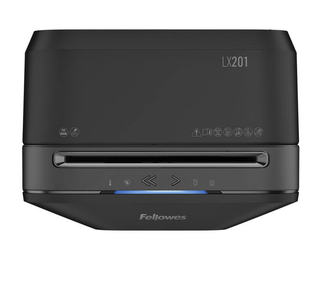 Papiervernietiger Fellowes Powershred LX201 snippers 2x12mm zwart