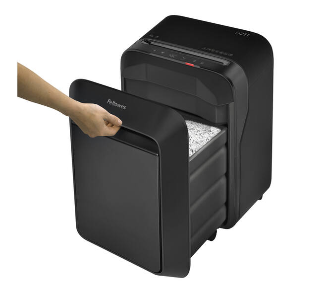Papiervernietiger Fellowes Powershred LX211 snippers 2x12mm zwart