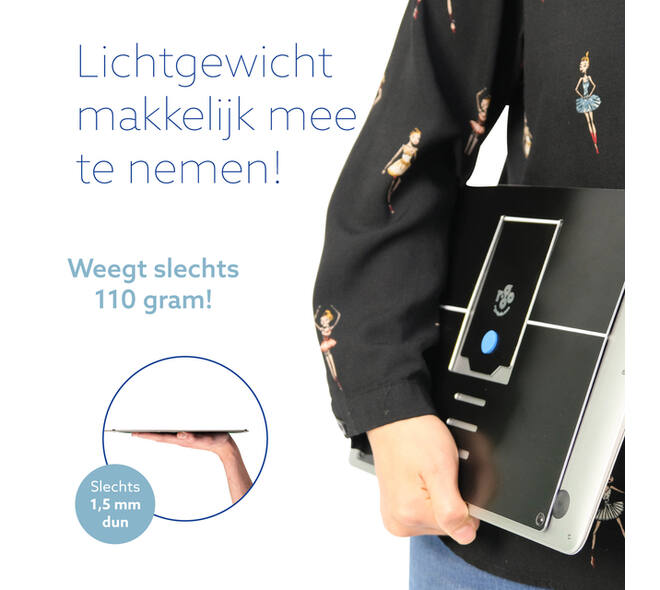 Laptopstandaard R-Go Riser Attachable