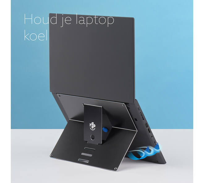 Laptopstandaard R-Go Riser Attachable