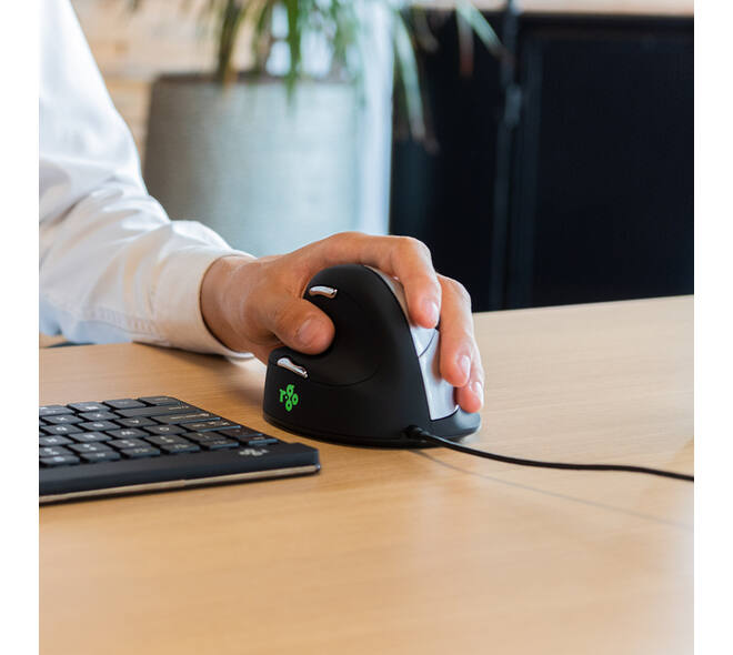 Muis R-Go Ergonomisch HE Break Draad Links M
