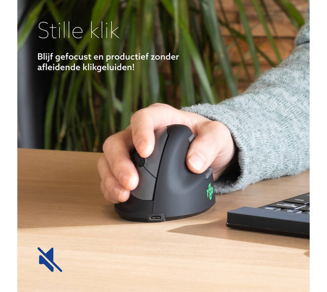 Muis R-Go Ergonomisch HE Break Wireless Rechts L