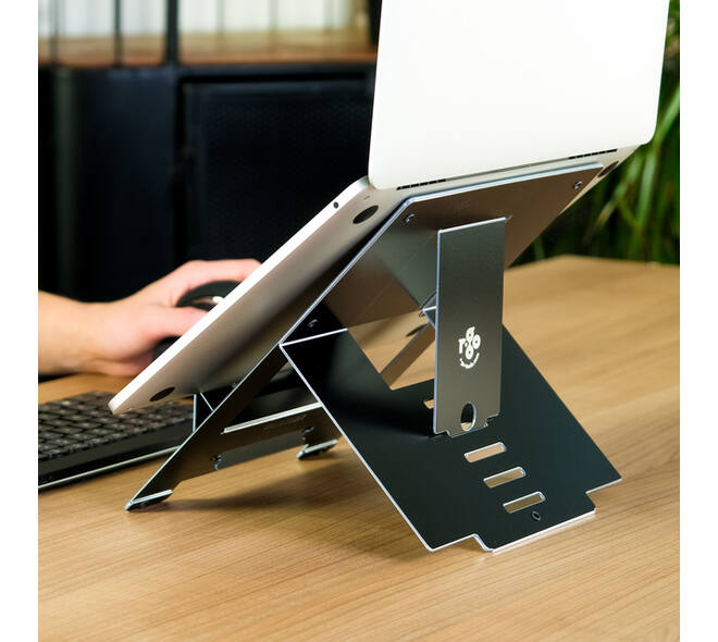 Laptopstandaard R-Go Riser Flexible