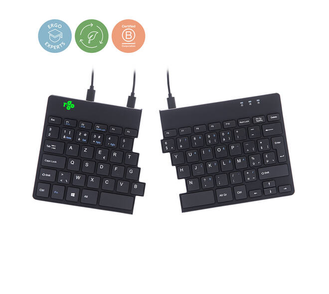 Toetsenbord R-Go Ergonomisch Split Break AZERTY