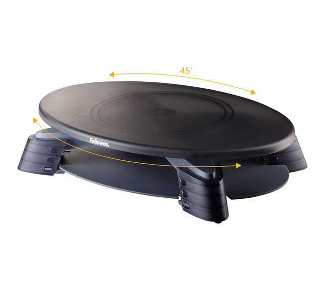 Monitorstandaard Fellowes Compact lichtgrijs/donkergrijs