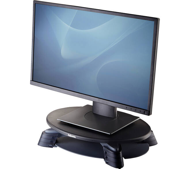 Monitorstandaard Fellowes Compact lichtgrijs/donkergrijs