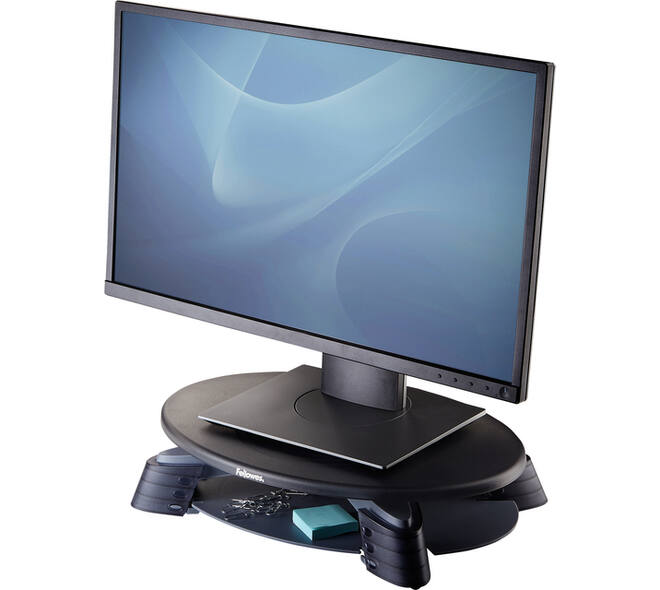 Monitorstandaard Fellowes Compact lichtgrijs/donkergrijs