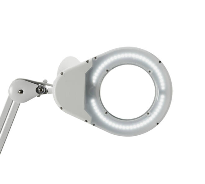 Loeplamp MAUL Viso LED tafelklem wit