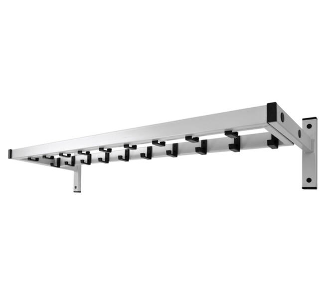 Kapstok wand VepaBins Safe met 19 haken