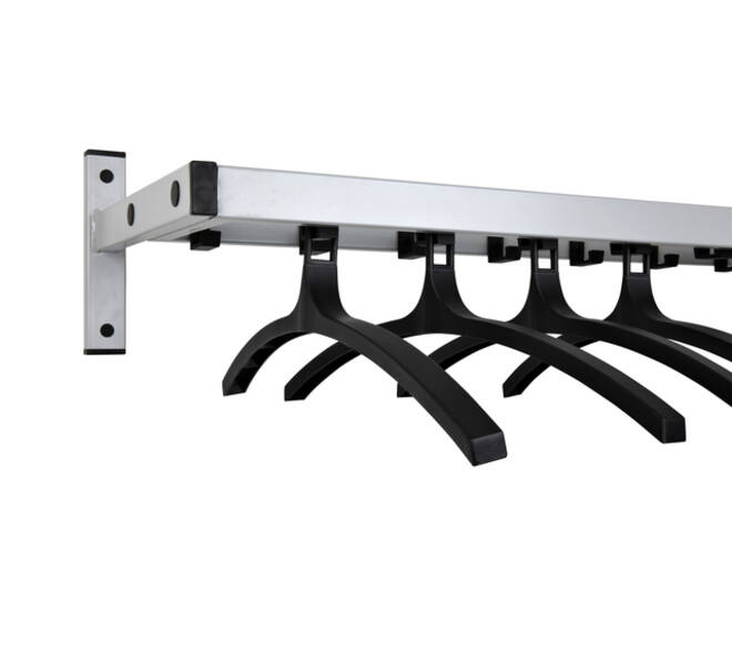 Kapstok wand VepaBins Safe met 19 haken