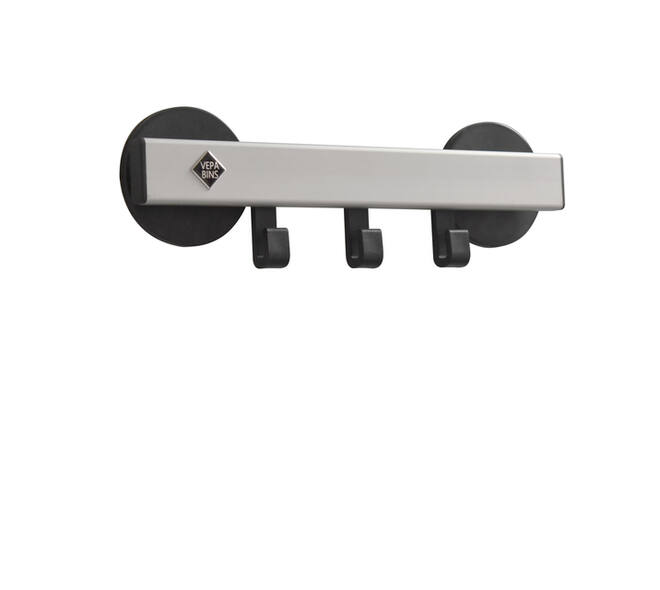 Kapstok magnetisch VepaBins met 3 haken