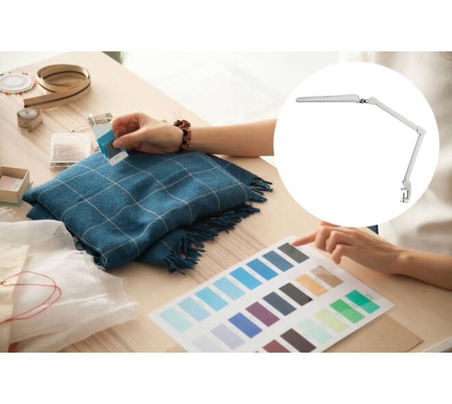 Werkpleklamp MAUL Craft LED tafelklem dimbaar wit