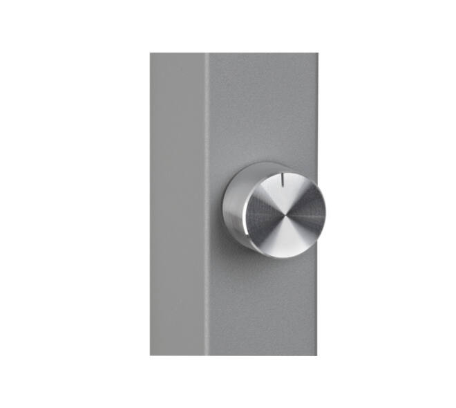 Vloerlamp MAUL Javal LED dimbaar hoog 195cm aluminium