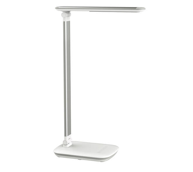 Bureaulamp MAUL Jazzy LED voet dimbaar + usbpoort wit