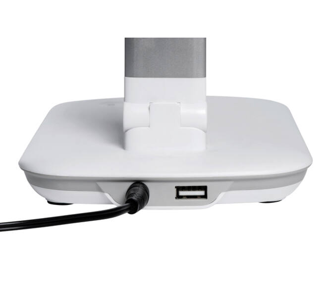 Bureaulamp MAUL Jazzy LED voet dimbaar + usbpoort wit