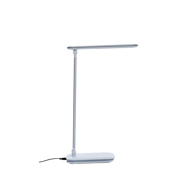 Bureaulamp MAUL Jazzy LED voet dimbaar + usbpoort wit