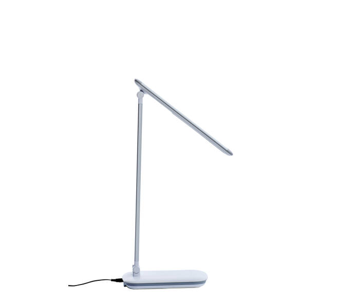 Bureaulamp MAUL Jazzy LED voet dimbaar + usbpoort wit