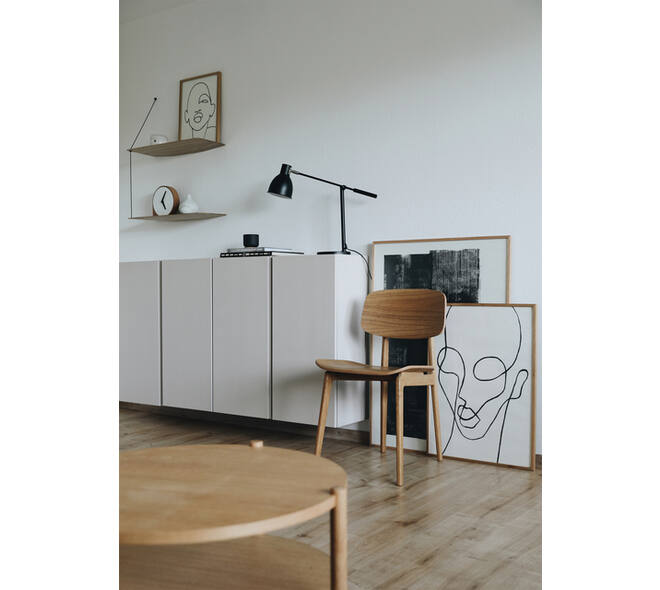 Bureaulamp MAUL Finja excl. LED lamp voet zwart