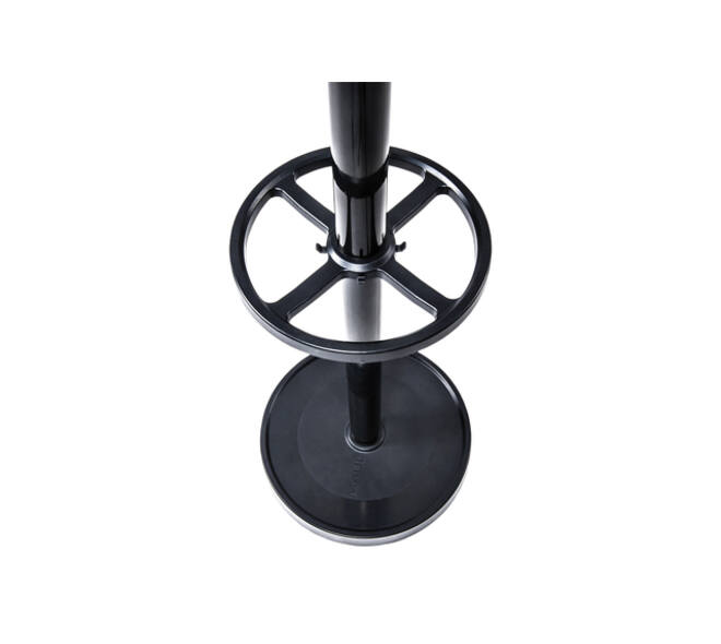 Kapstok MAUL Caligo staand 175cm 32 haken zwart RAL9004
