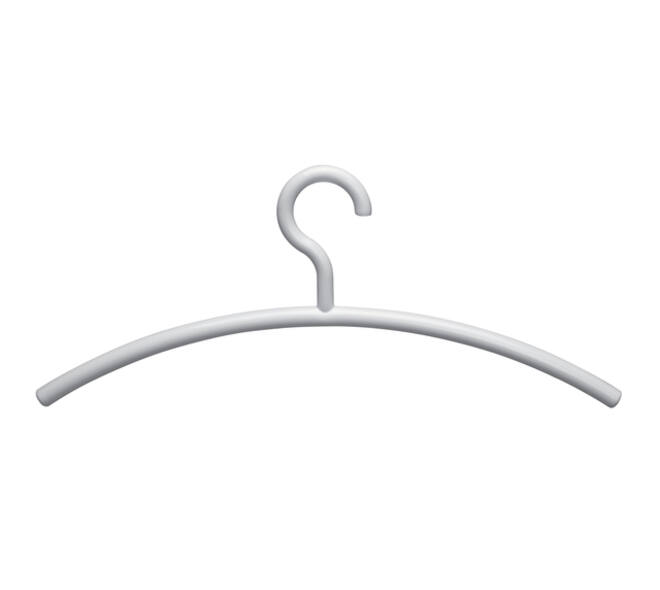 Kledinghanger MAUL acryl 460X190mm wit 5 stuks