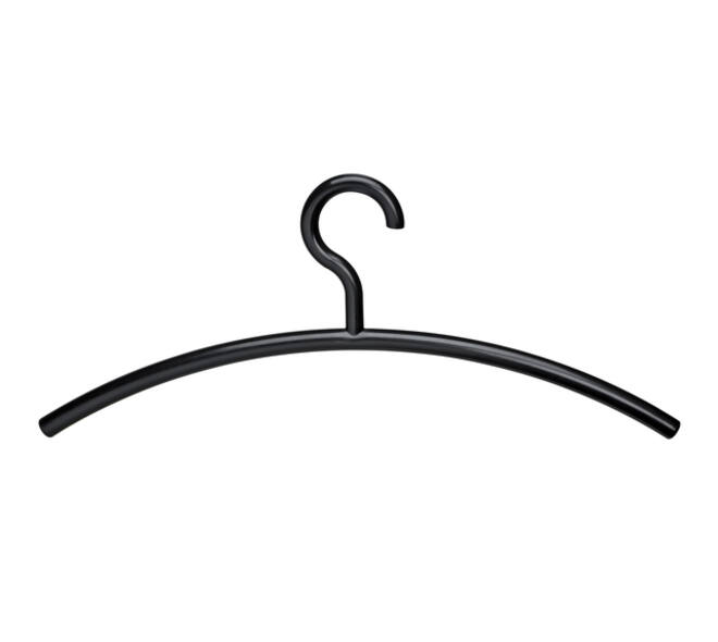 Kledinghanger MAUL acryl 460X190mm zwart 5 stuks