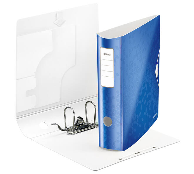 Ordner Leitz WOW active 180° 80mm PP A4 blauw