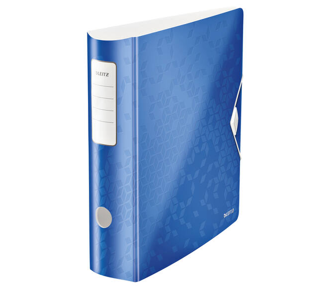 Ordner Leitz WOW active 180° 80mm PP A4 blauw