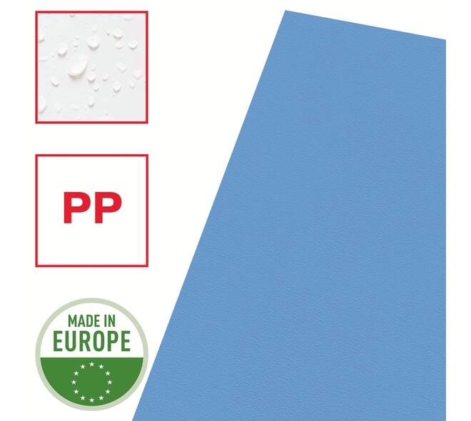 Insteekmap L-model Esselte standaard A4 0.11mm PP blauw 100 stuks