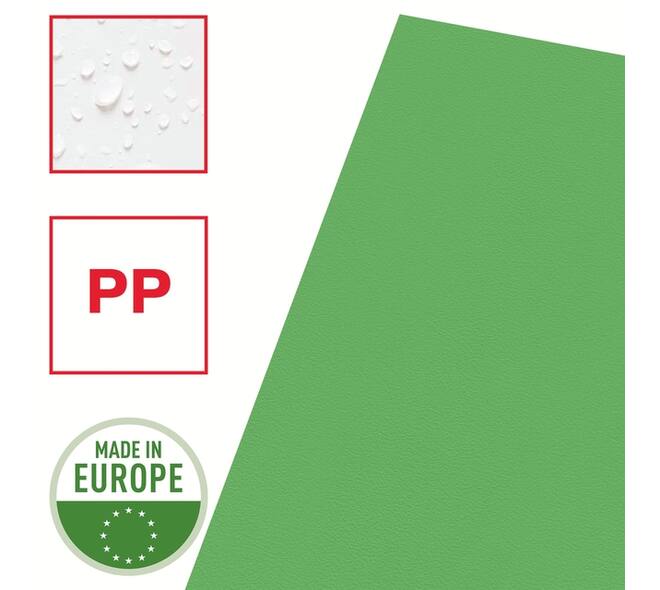 Insteekmap L-model Esselte standaard A4 0.11mm PP groen 100 stuks